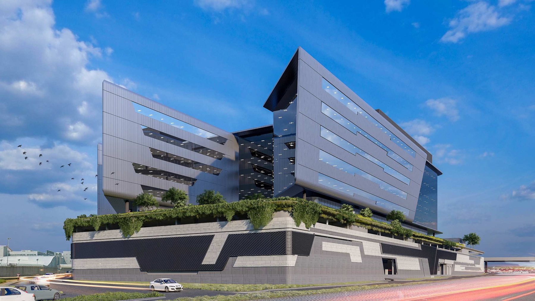 Airports Company South Africa building at O.R. Tambo